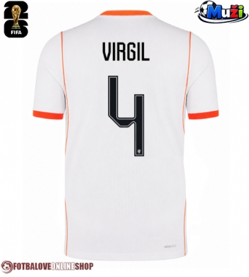 Nizozemsko Virgil van Dijk #4 Venkovní Dres MS 2026 Krátkým Rukávem